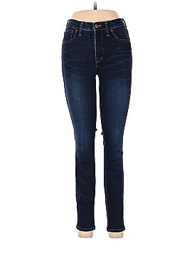 Madewell 9" Mid-Rise Skinny Jeans in Larkspur Wash: TENCEL&trade; Denim Edition (view 1)