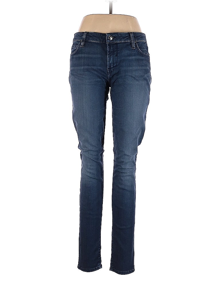 Bebe Solid Blue Jeans Size 3 - photo 1