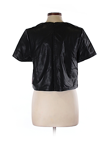 Forever 21 Faux Leather Top - back