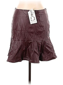 Fab'rik Faux Leather Skirt (view 2)