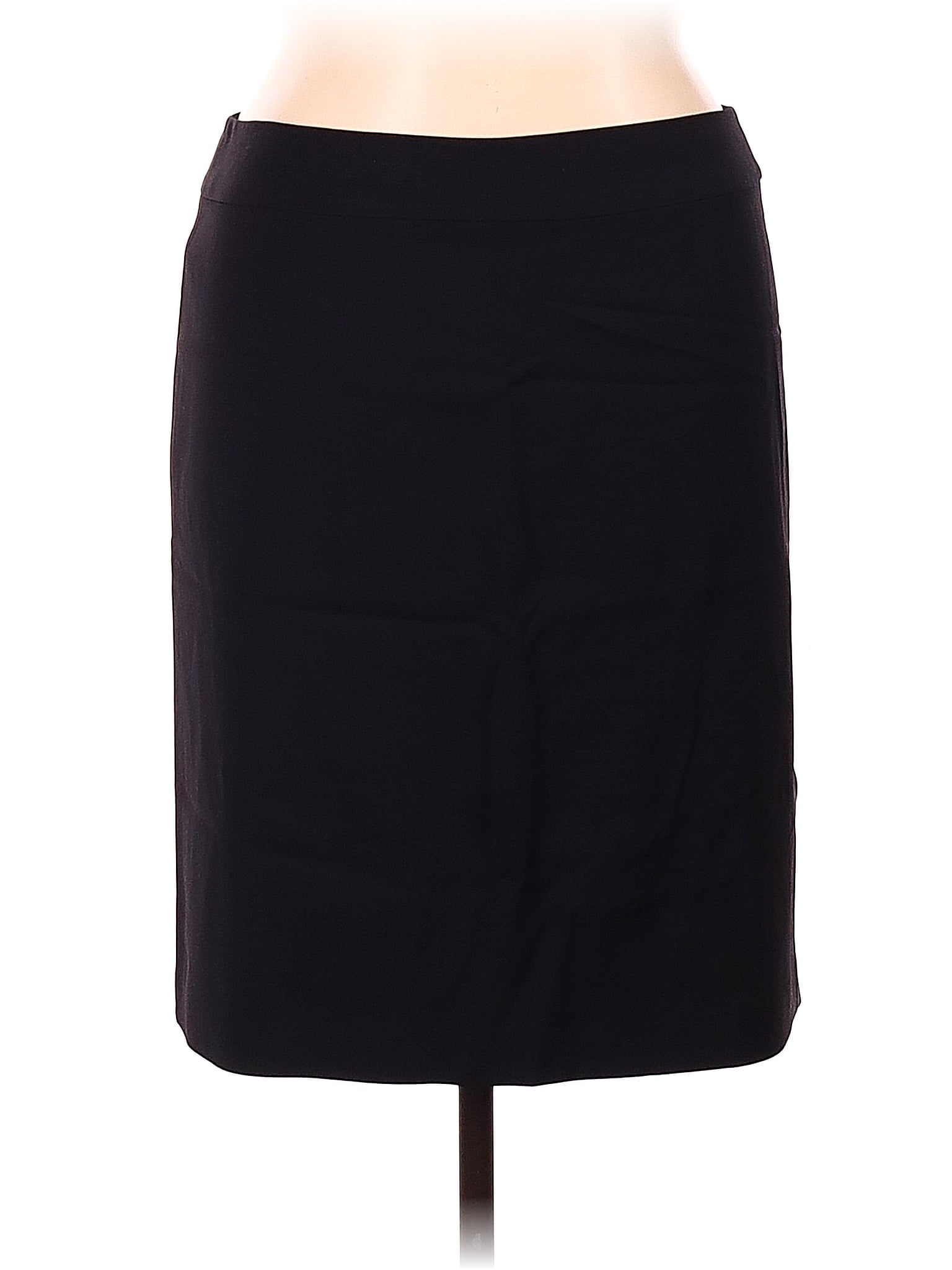 Talbots Solid Black Wool Skirt Size 16 (Petite) - 82% off | thredUP