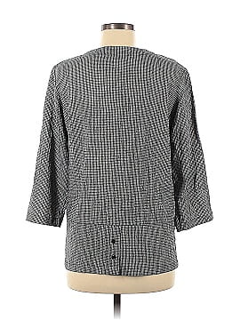 JM Collection Long Sleeve Button-Down Shirt (view 2)