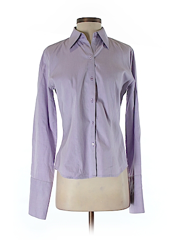 Ann Taylor Long Sleeve Button Down Shirt - front