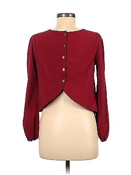 Foreign Exchange Long Sleeve Blouse (view 2)