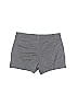 Soho JEANS NEW YORK & COMPANY Solid Gray Khaki Shorts Size 8 - photo 2