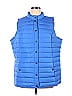 Isaac Mizrahi LIVE! 100% Polyester Solid Blue Vest Size 1X (Plus) - photo 1