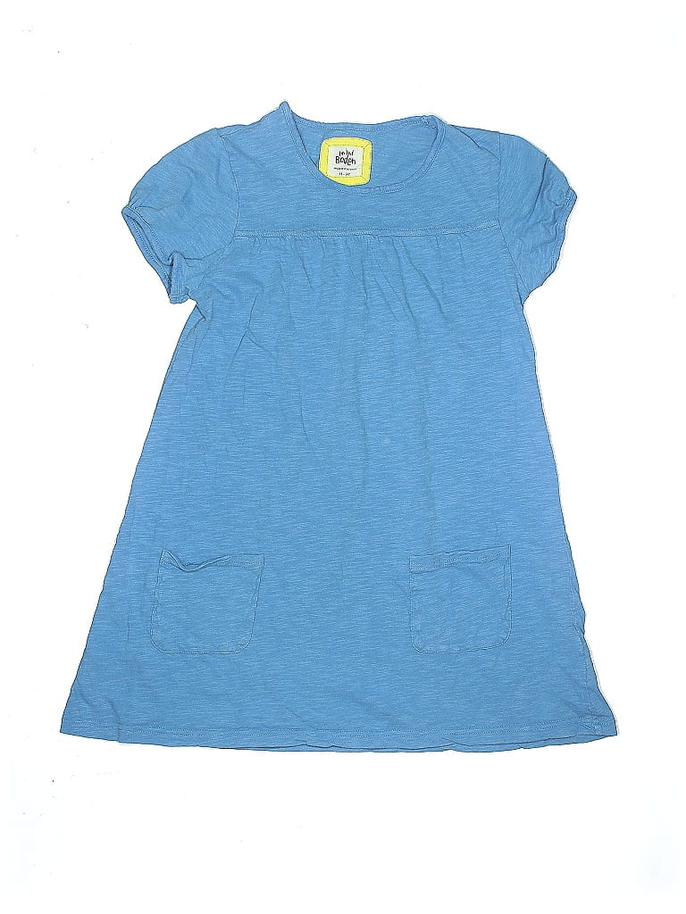 Mini Boden 100% Cotton Solid Blue Dress Size 13 - 14 - photo 1