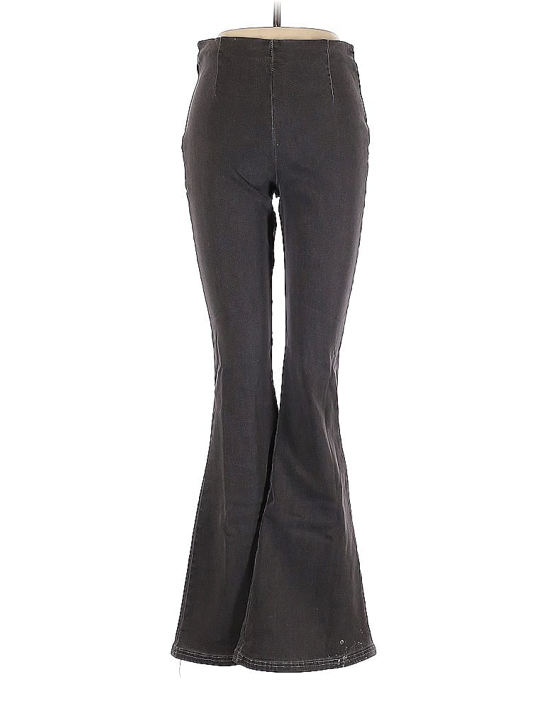 Pre-owned Fashion Nova Casual Pants In Gray