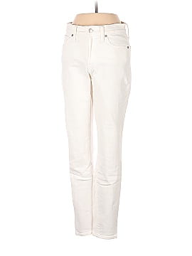 Madewell 9" High-Rise Skinny Jeans in Pure White (view 1)