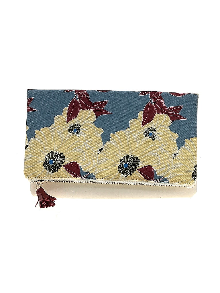 Rachel Pally Floral Multi Color Yellow Clutch One Size - photo 1