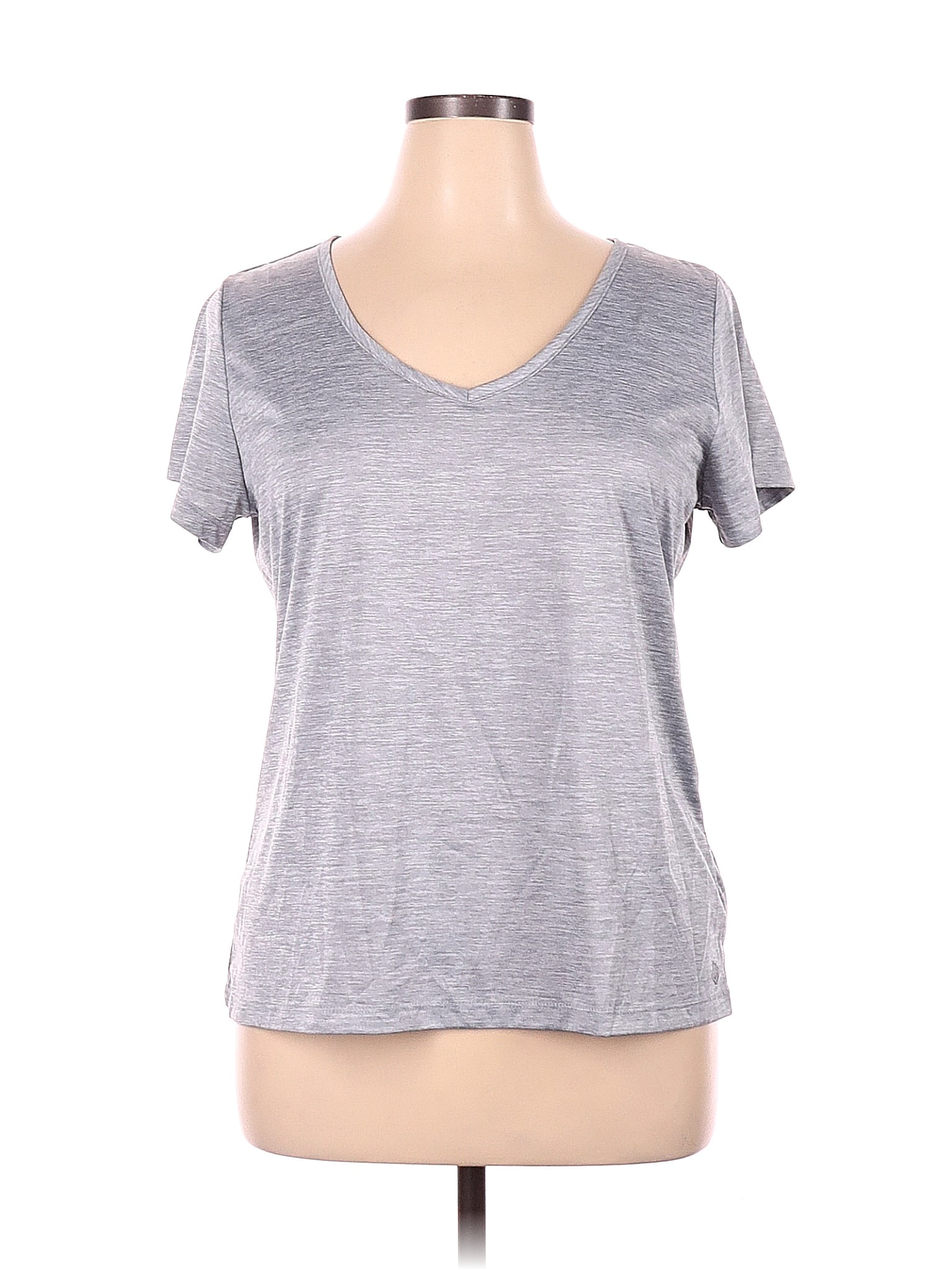 Zelos Women Gray Active T-Shirt XL