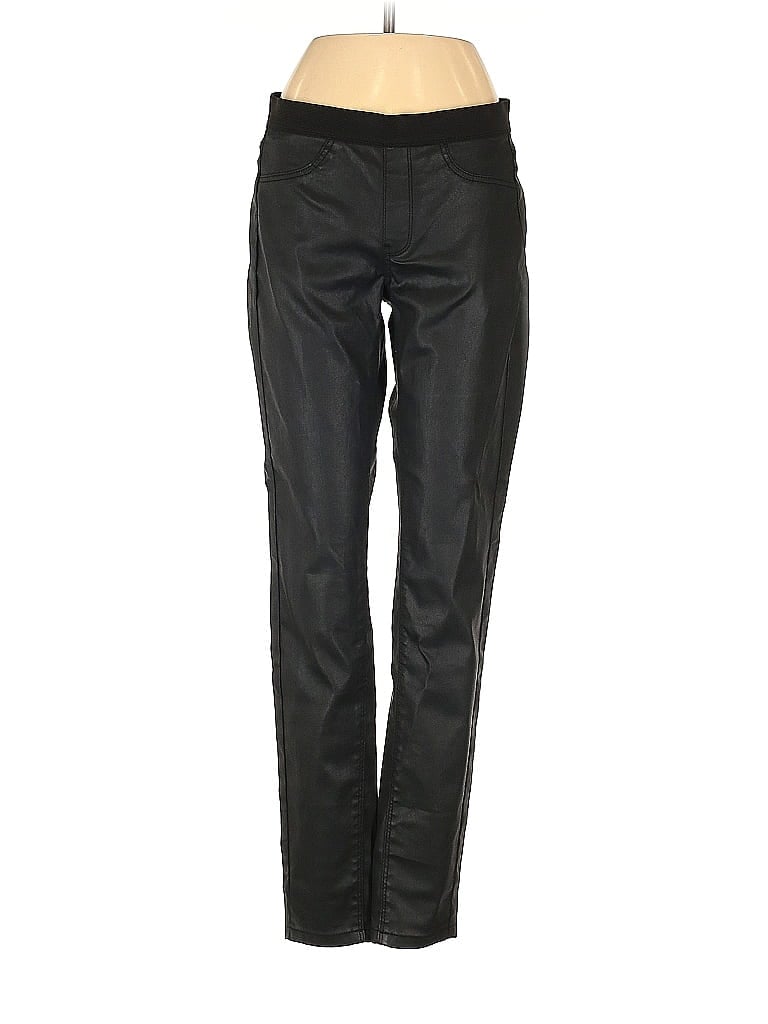 MNG Solid Black Faux Leather Pants Size 2 - 66% off | thredUP