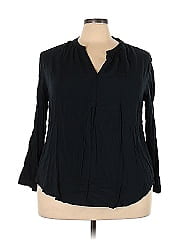 Woman Within Long Sleeve Blouse