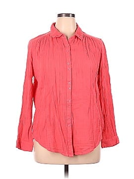 Lilla P Long Sleeve Button-Down Shirt (view 1)