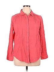 Lilla P 3/4 Sleeve Button Down Shirt