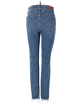 Madewell 10" High-Rise Skinny Jeans in Mackey Wash: Button-Front Edition (view 2)