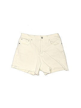 Madewell High-Rise Denim Shorts in Pure White (view 1)