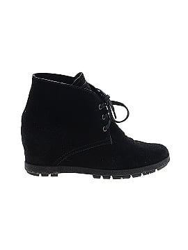 Prada Linea Rossa Suede Hidden Wedge Ankle Boots (view 1)