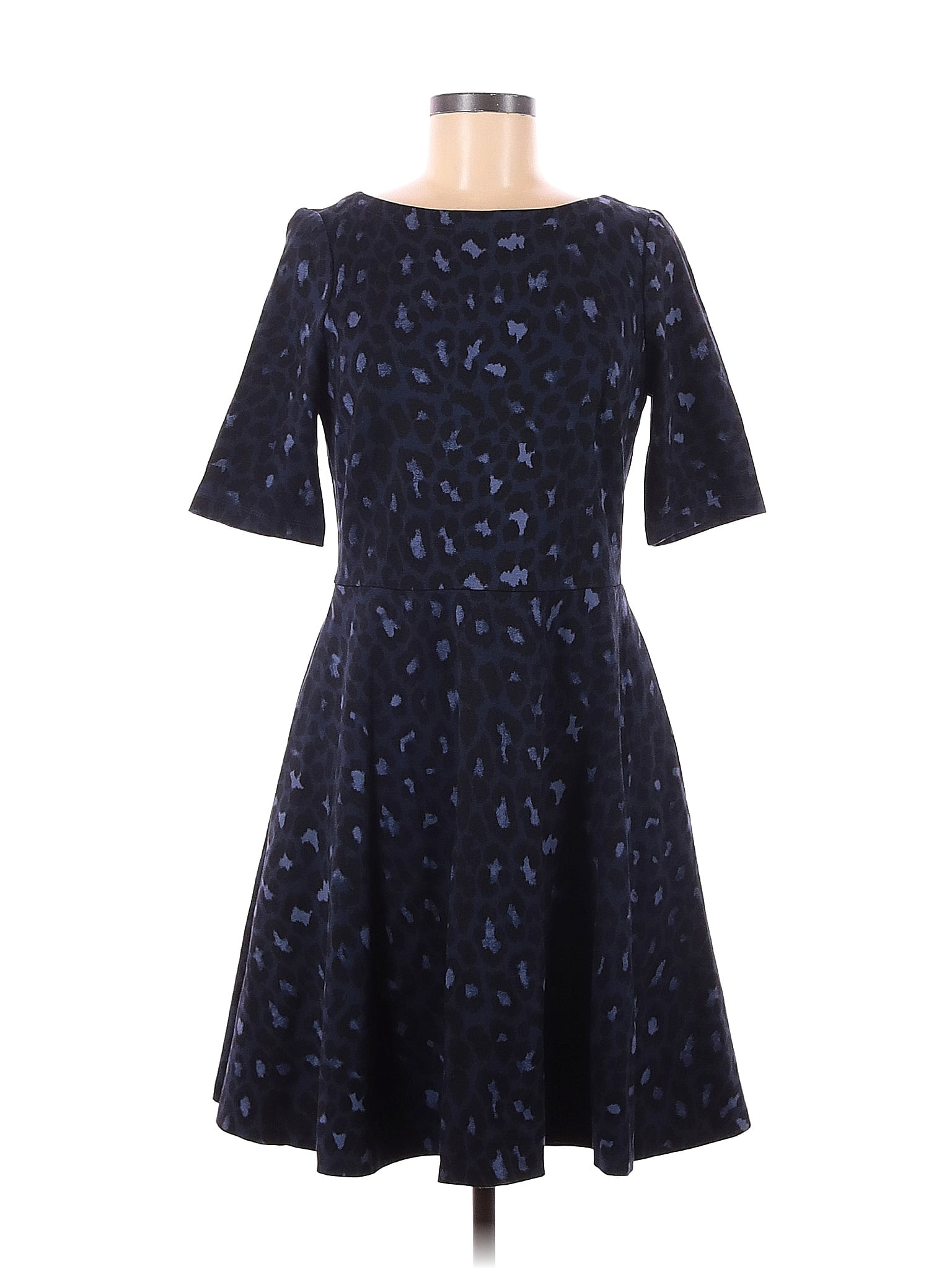 Kate spade hotsell blue leopard dress