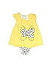 First Impressions 100% Cotton Yellow Short Sleeve Outfit Size 18 mo - photo 1