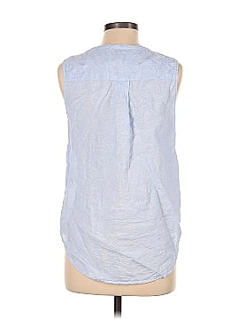 H By Halston Sleeveless Button-Down Shirt (view 2)