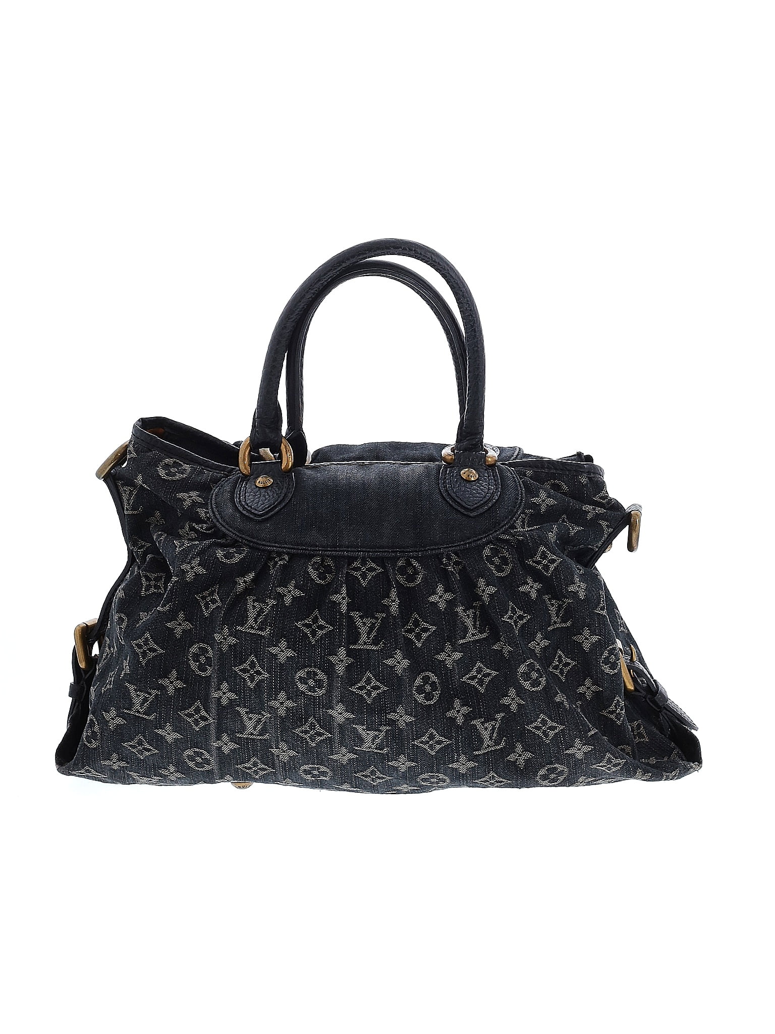 Louis Vuitton Limited Edition Denim Monogram Neo Cabby MM in Black