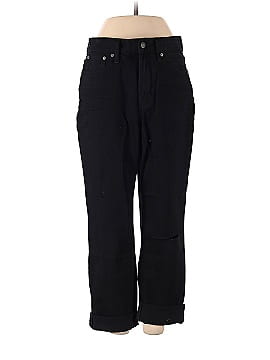 Madewell The Perfect Vintage Jean in Stone Black: Knee-Slit Edition (view 1)
