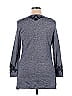 Christopher & Banks Gray Blue Casual Dress Size XL - photo 2