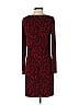 MICHAEL Michael Kors Jacquard Marled Damask Brocade Burgundy Red Casual Dress Size XS - photo 2