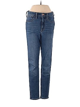 Madewell 10" High-Rise Roadtripper Supersoft Jeans in Playford Wash (view 1)