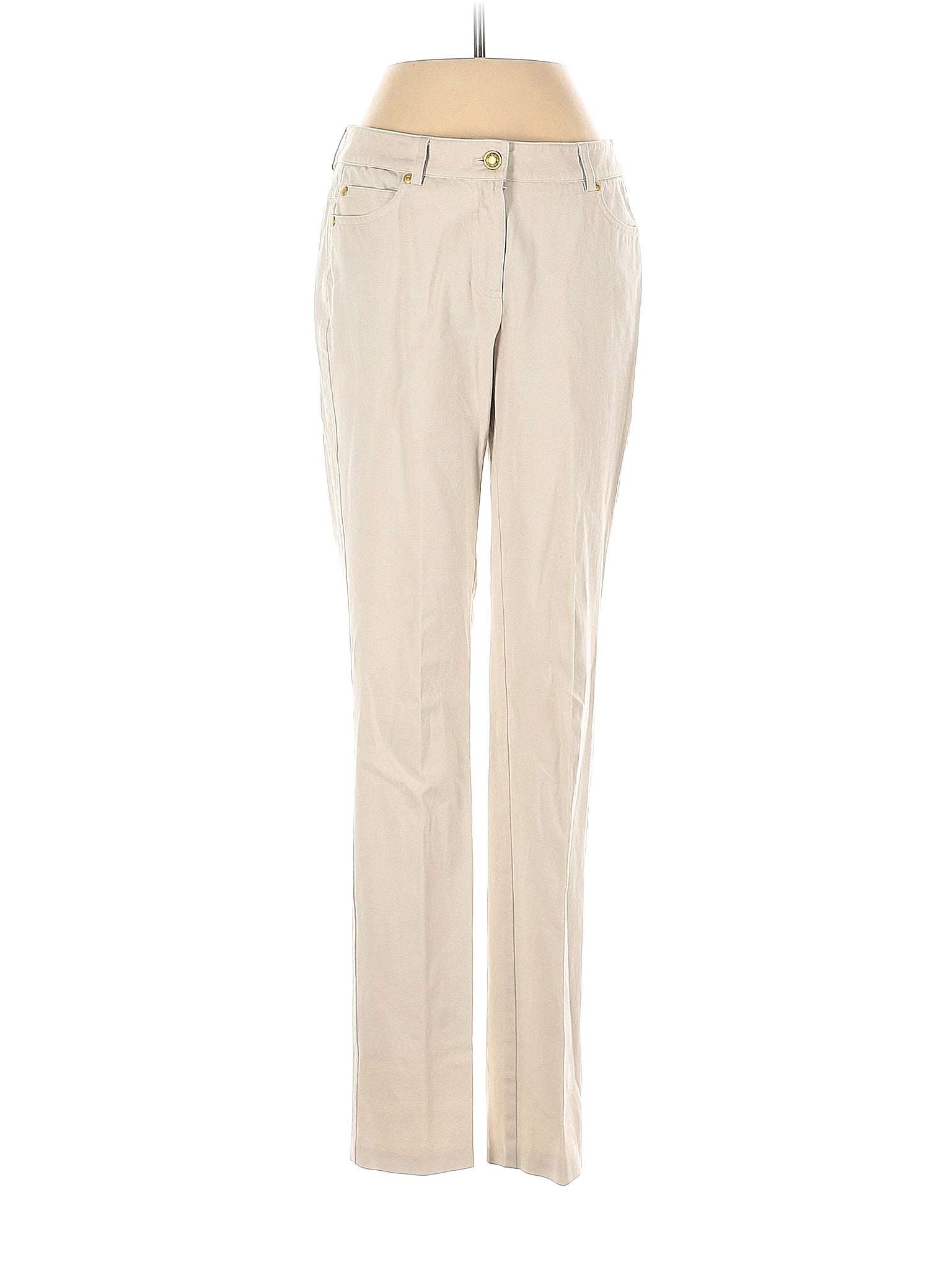 J. McLaughlin Solid Tan Ivory Casual Pants Size 2 - 84% off | ThredUp