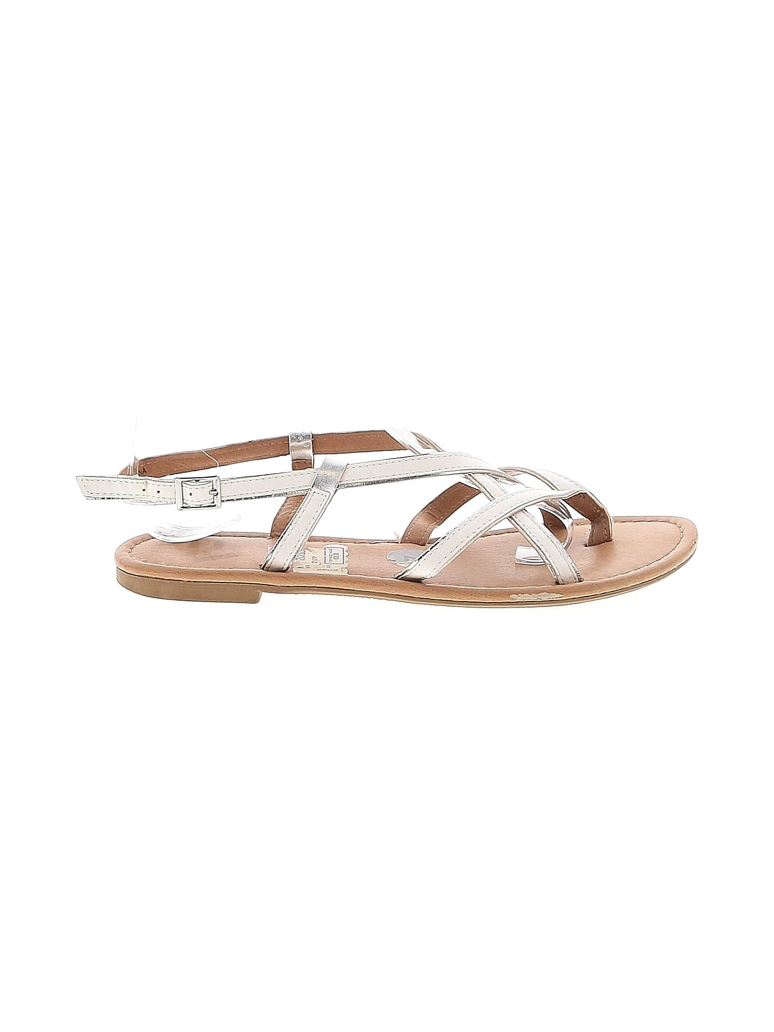 Report white clearance sandals