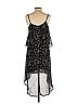 Collective Concepts 100% Polyester Floral Black Casual Dress Size M - photo 2