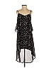 Collective Concepts 100% Polyester Floral Black Casual Dress Size M - photo 1