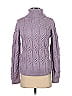 J Brand 100% Wool Color Block Solid Purple Wool Pullover Sweater Size XS - photo 1