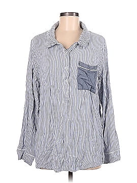 Plush Long Sleeve Button-Down Shirt (view 1)
