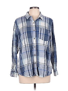 Women's Long Sleeve Flannel Button-down Shirt - Universal Thread