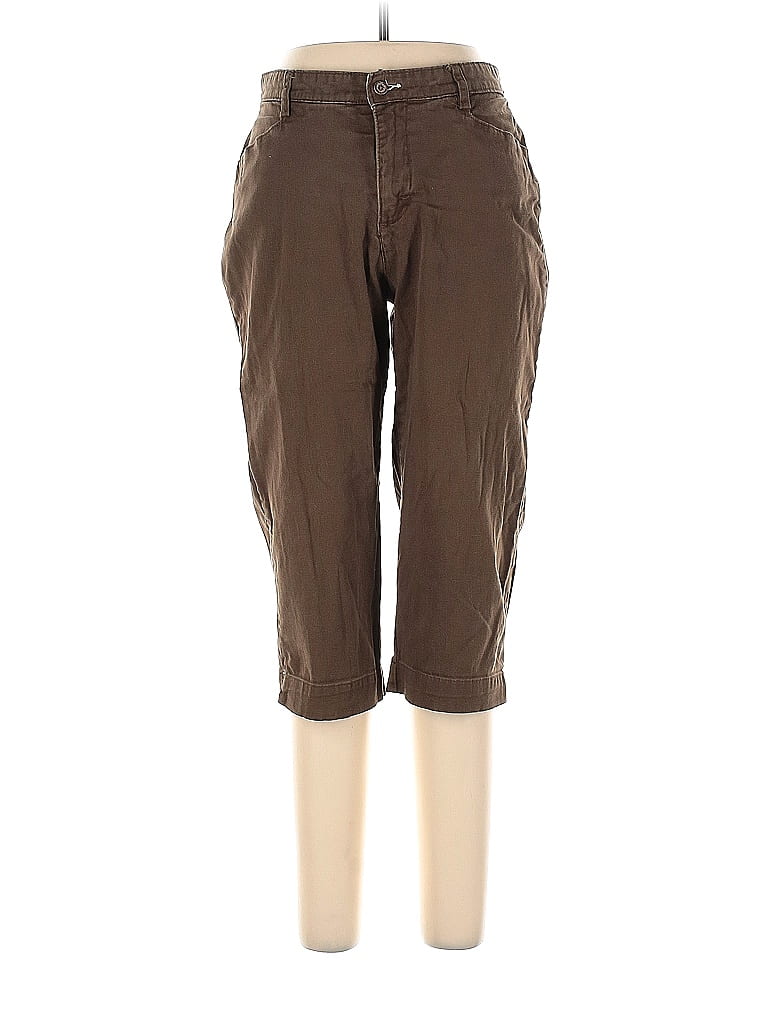 Lee Solid Brown Khakis Size 12 - photo 1