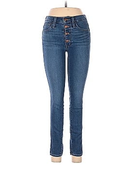 Madewell 10" High-Rise Roadtripper Supersoft Skinny Jeans in Monroe Wash (view 1)