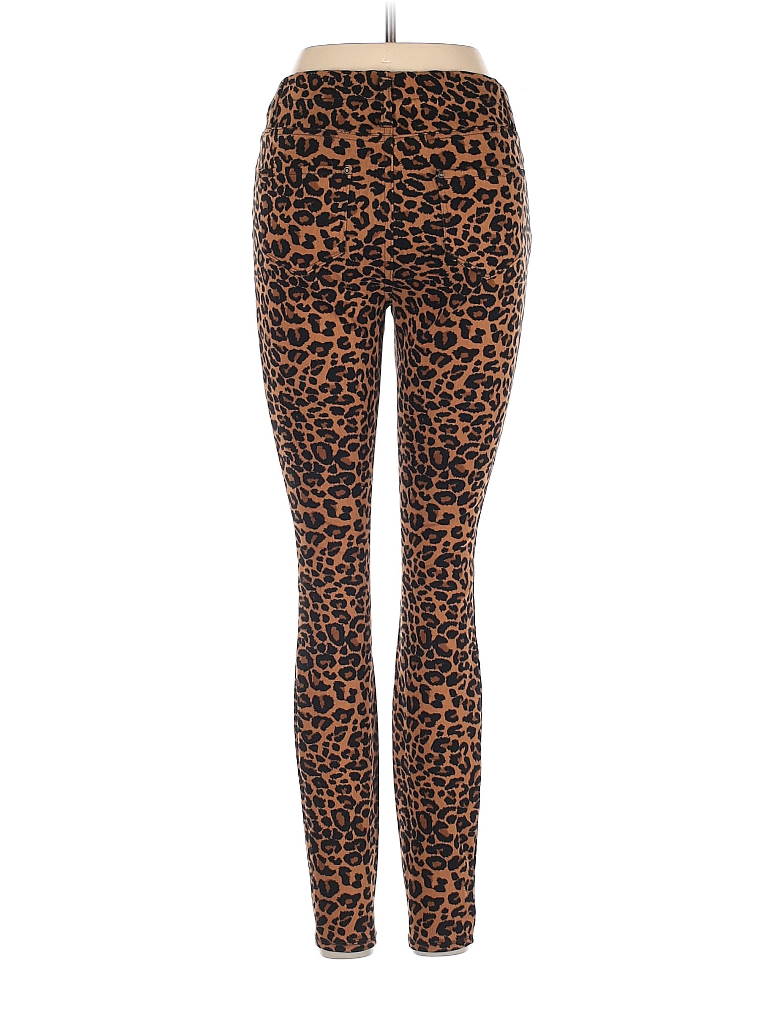 Time and Tru Leopard Print Multi Color Brown Jeggings Size S - 42% off