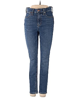 Madewell Petite 10" High-Rise Skinny Jeans in Wendover Wash: TENCEL&trade; Denim Edition (view 1)