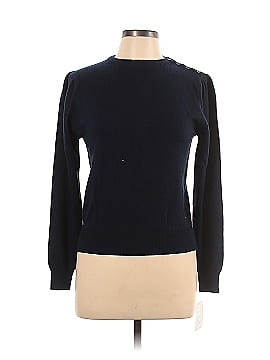 Lord u0026 Taylor 100% Cashmere Color Block Solid Navy Blue Cashmere Pullover  Sweater Size L - 74% off | thredUP