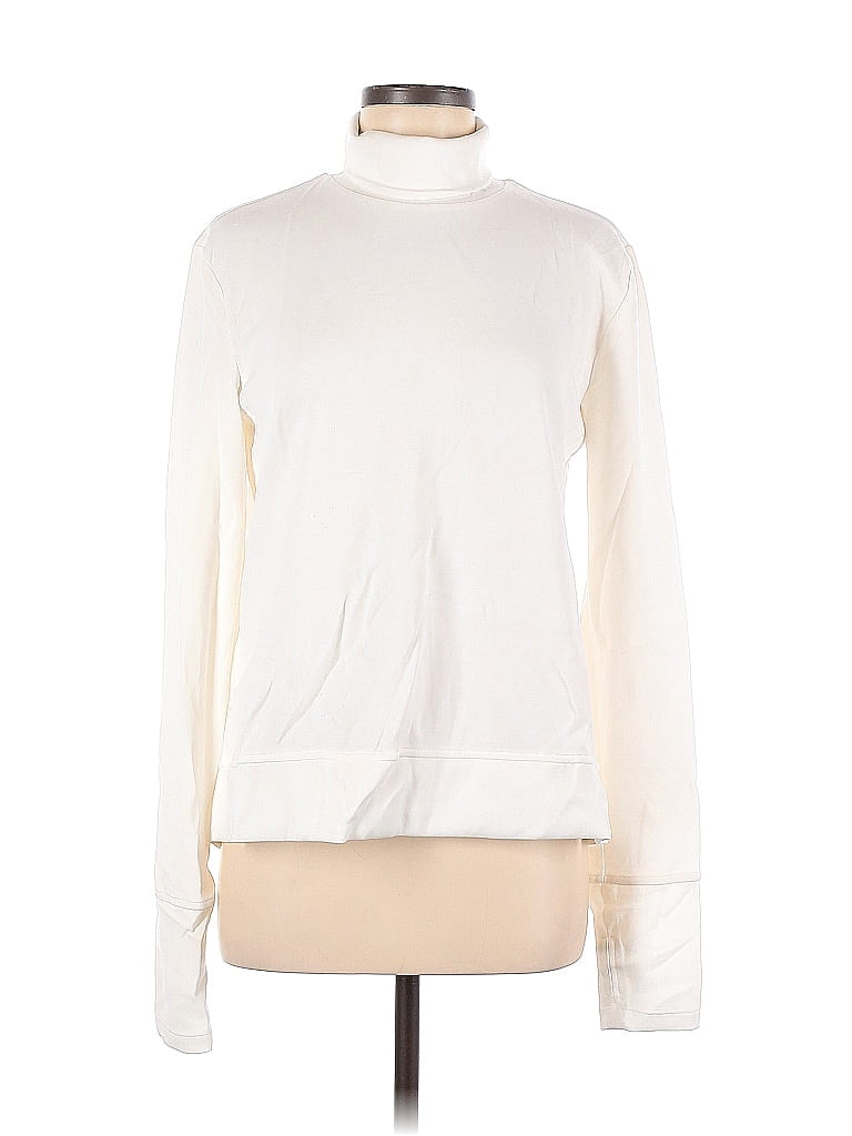 Cable & Gauge Solid White Long Sleeve Turtleneck Size M 44 off thredUP