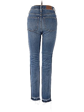 Madewell 9" Mid-Rise Skinny Jeans in York Wash: Rip and Repair Edition (view 2)