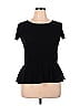 Nicole by Nicole Miller 100% Acrylic Polka Dots Black Long Sleeve Top Size XL - photo 1
