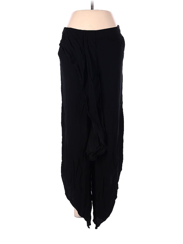 Haute Hippie Solid Black Casual Pants Size 8 - photo 1