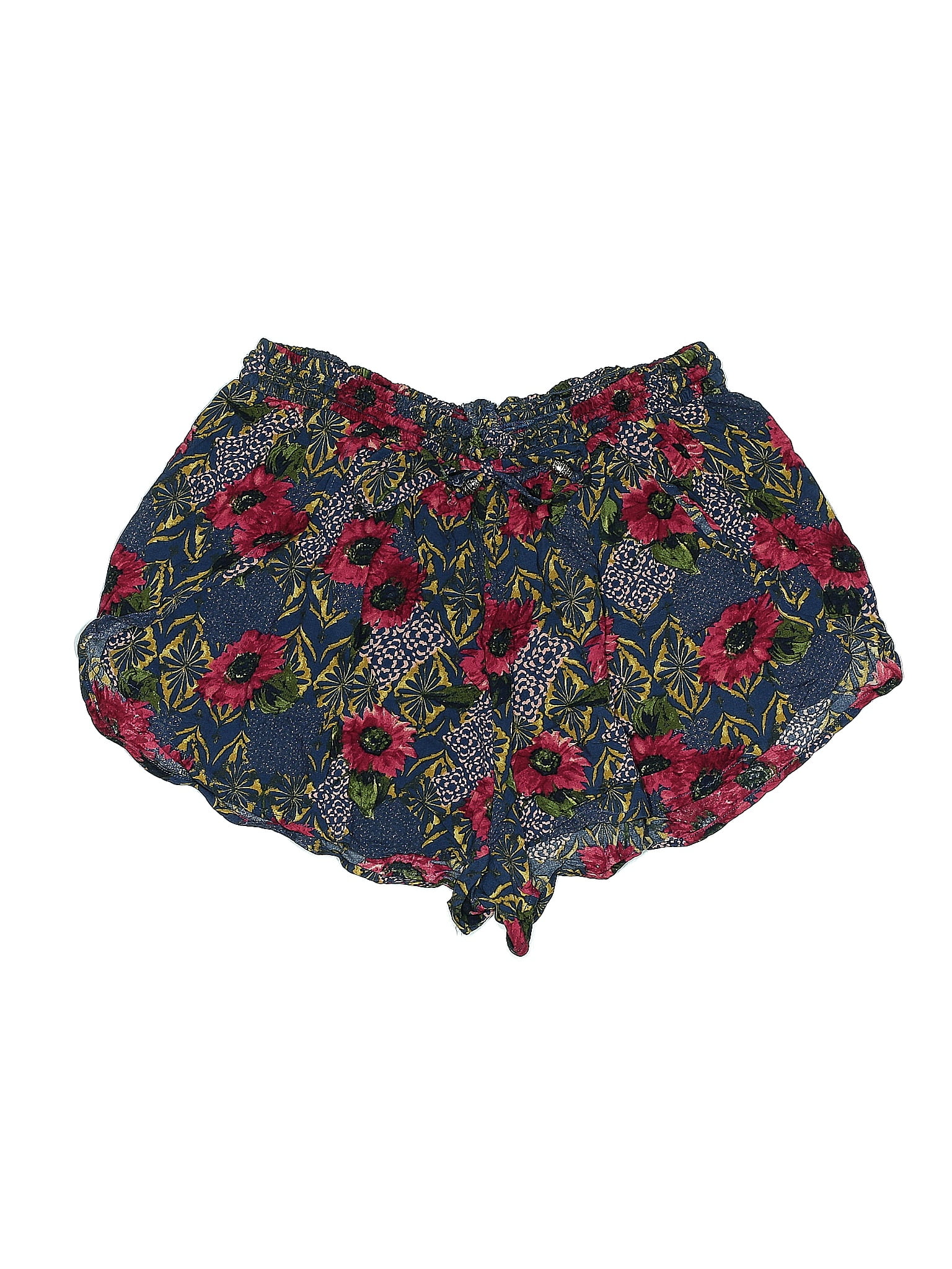 Abercrombie & Fitch Floral Blue Shorts Size M 74 off thredUP
