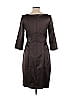 David Meister Solid Brown Casual Dress Size 12 - photo 2