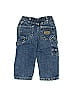 Wrangler Jeans Co 100% Cotton Solid Blue Jeans Size 18 mo - photo 2