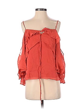 Intermix Sleeveless Silk Top (view 1)